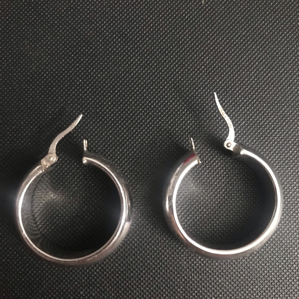 White Gold Earrings